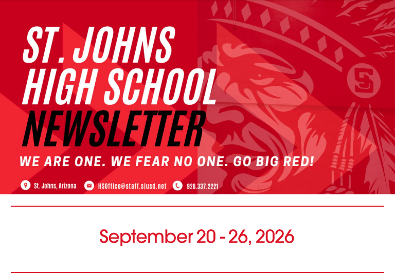 Newsletter 9.18.26