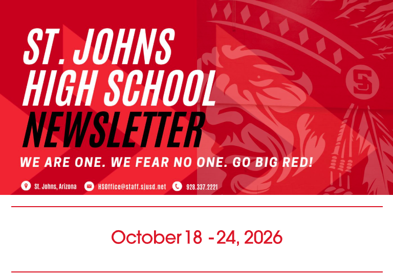 Newsletter 10.16.26