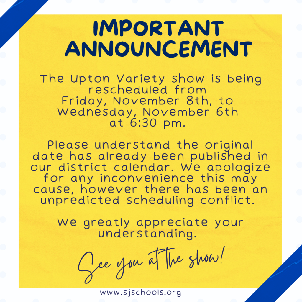 Variety Show date Change