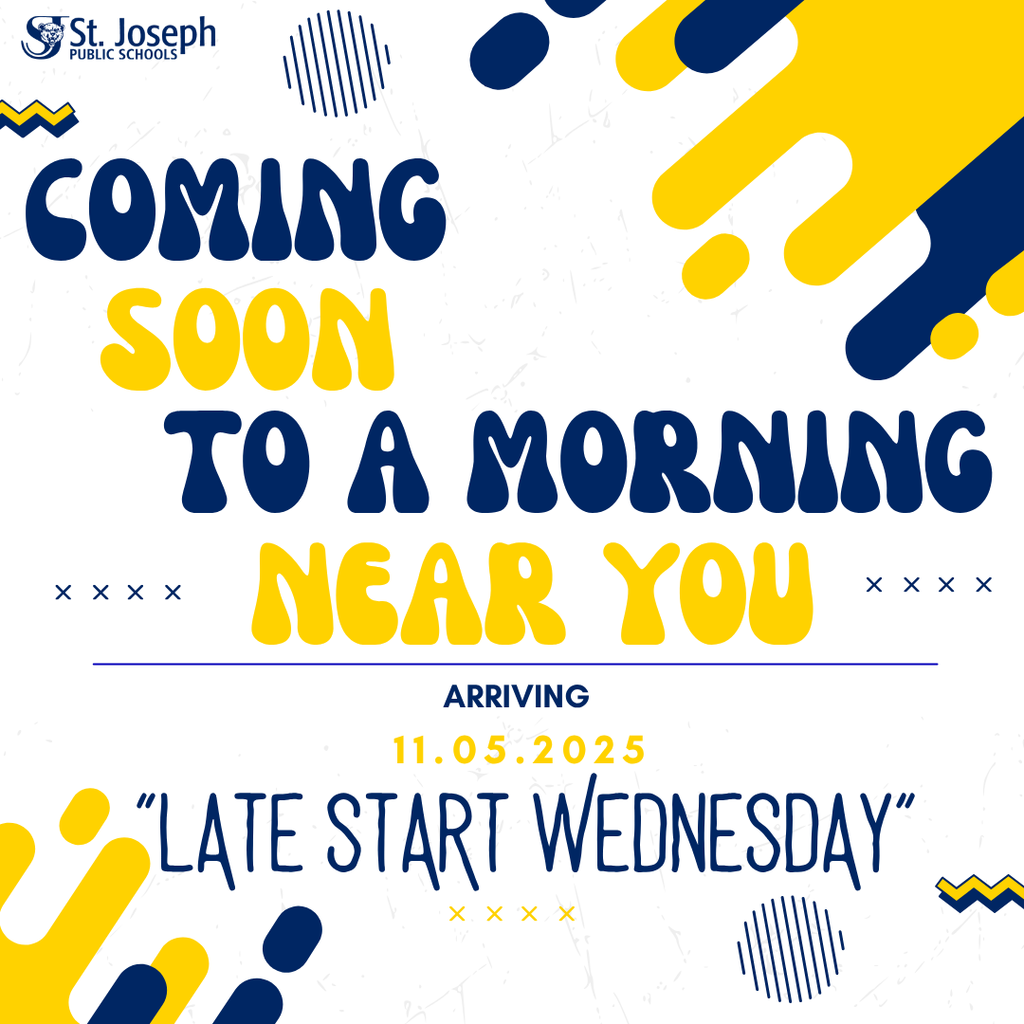 "coming soon to a morning near you" Late Start Wednesday - November 5, 2025