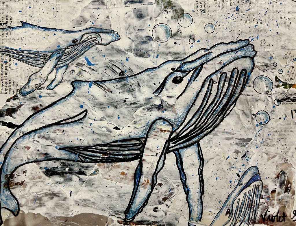 Scholastic Art Award Gold Key Painting: Violet