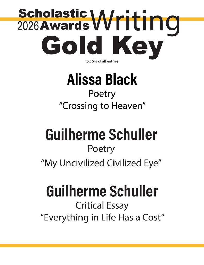 Scholastic Gold Key Writing Award Winners