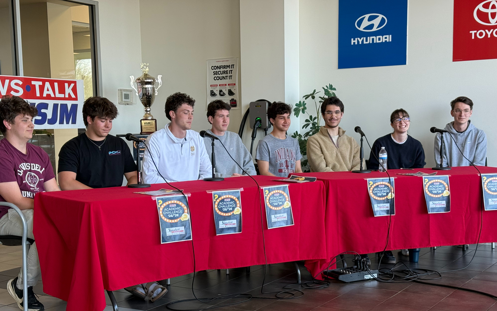 The St. Joseph High School Academic Challenge /Quiz Bowl Team competed against Our Lady of the Lake to win the WSJM Championship for the second straight year!  