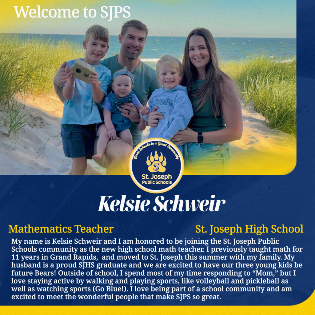 Picture of Kelsie and her family on the beach.