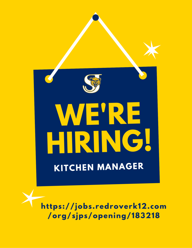 WE'RE Hiring poster