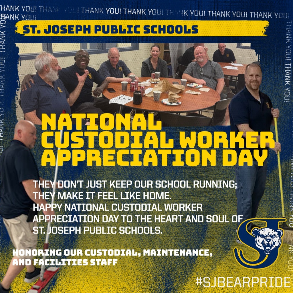 Pictures of our custodial staff celebrating National Custodial Worker Appreciation Day.