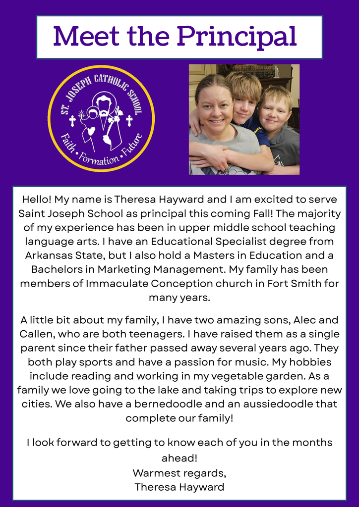 Introducing our new principal!