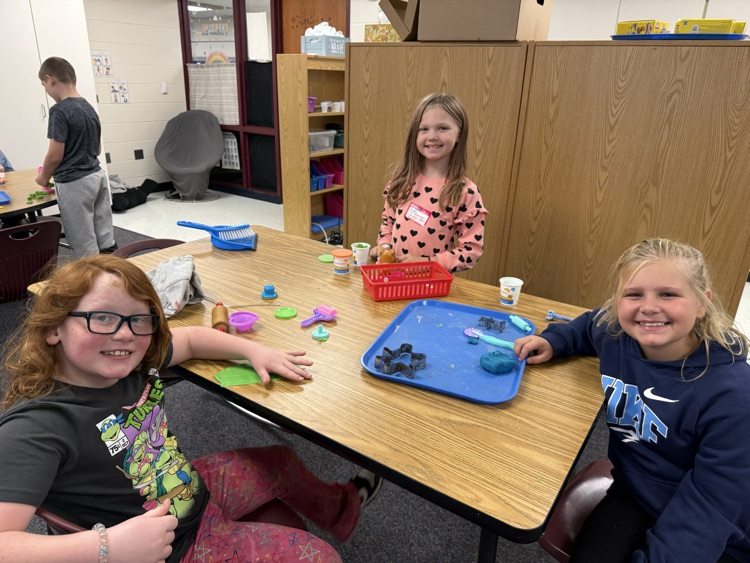 Play-Doh with Mrs. Thelen! 