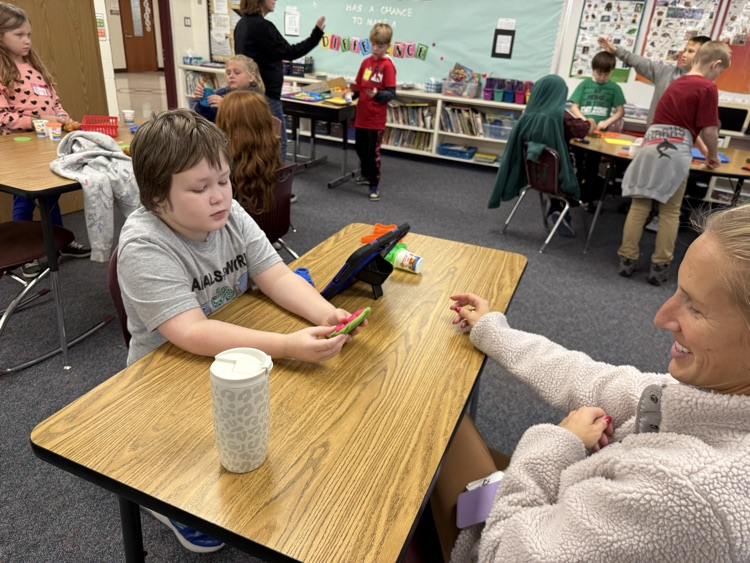 Play-doh with Mrs. Thelen 