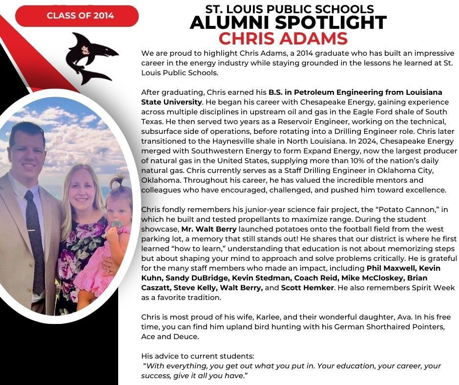 Chris Adams class of 2014 Alumni Spotlight Post