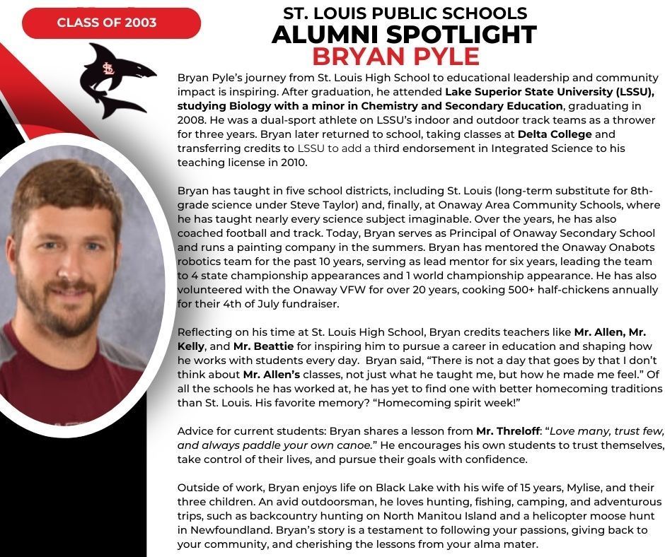 SLPS Alumni Spotlight Featuring Bryan Pyle, Class of 2003