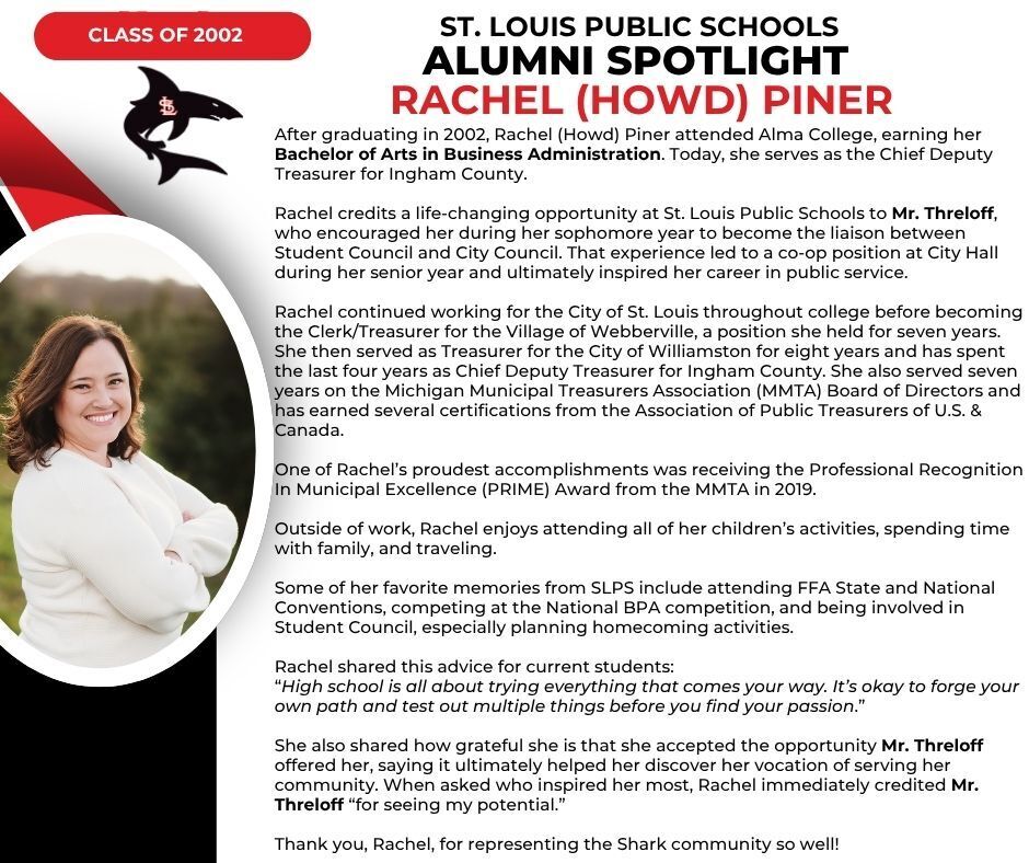 Rachel (Howd) Piner, Class of 2002