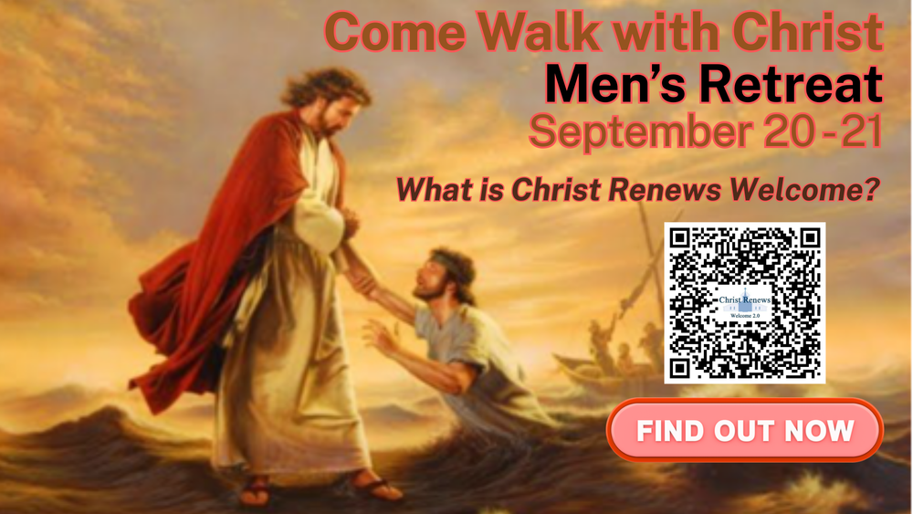 What is a Christ Renews Welcome Retreat? Scan QR code to find out