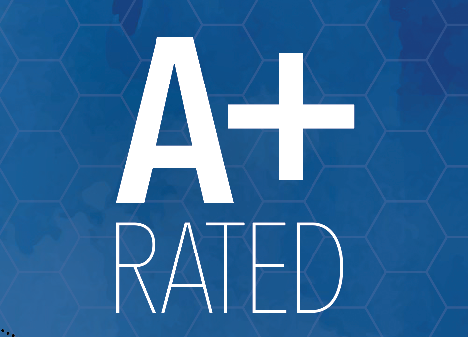 A plus rating