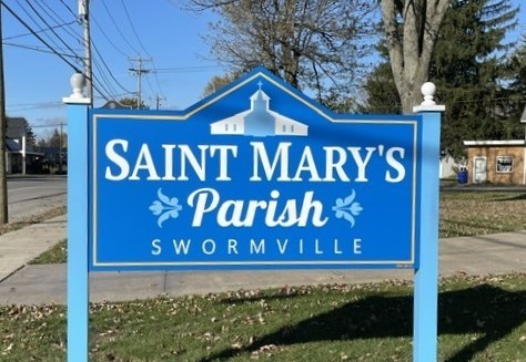 St. Mary Parish Sign