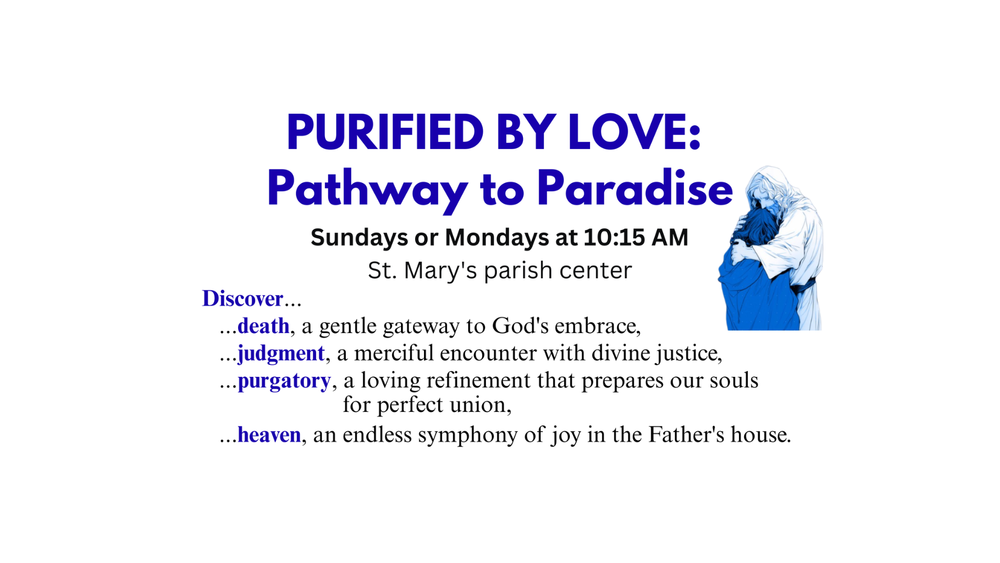 Faith Enrichment Series: Purified Love at St. Mary's Swormville