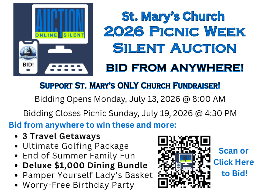 St. Mary's Picnic Silent Auction 2026