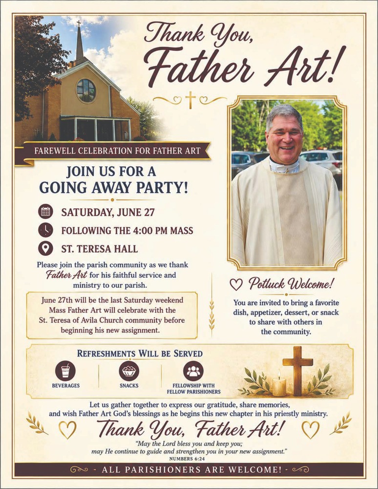 Thank you Fr. Art