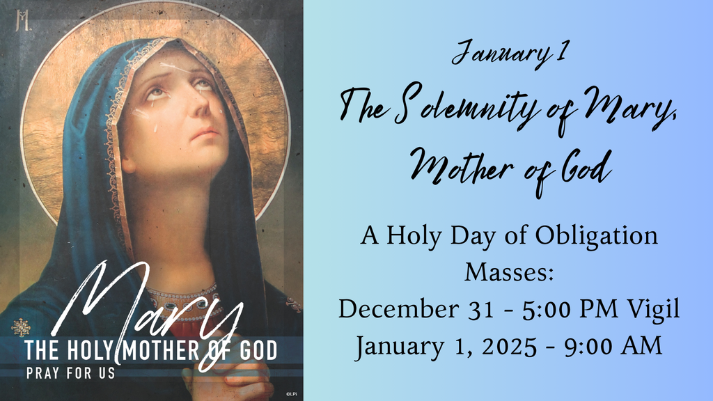 Solemnity of Mary Masses
