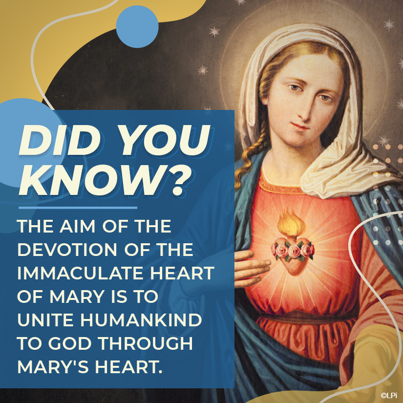 Immaculate Heart of Mary devotion brings humankind to God through Mary's heart
