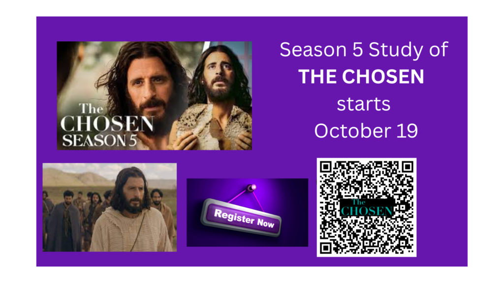 St. Mary's Swormville begins study of The Chosen Season 5 on 10/19