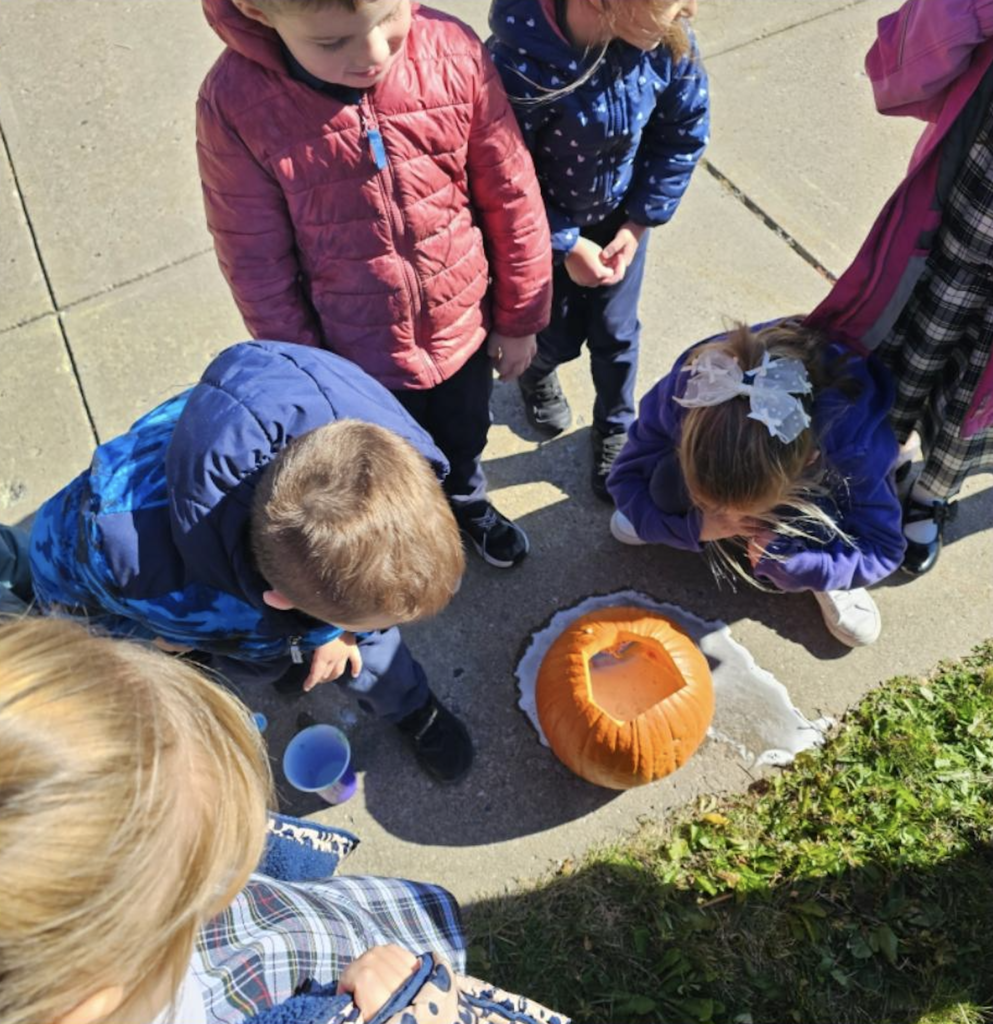 Kindergarten fall fun & pumpkin exploration