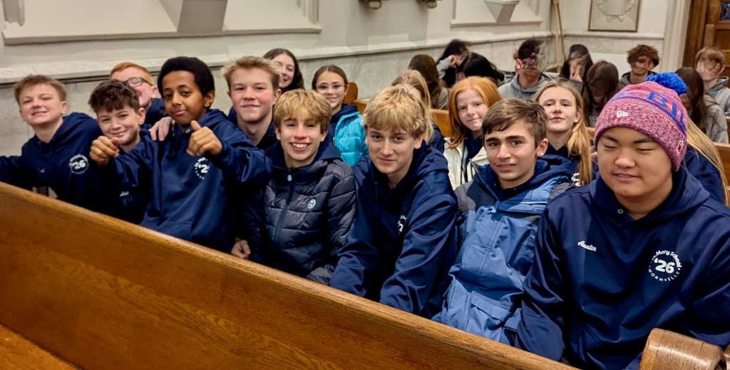 Class of 2026 Mass with Bishop