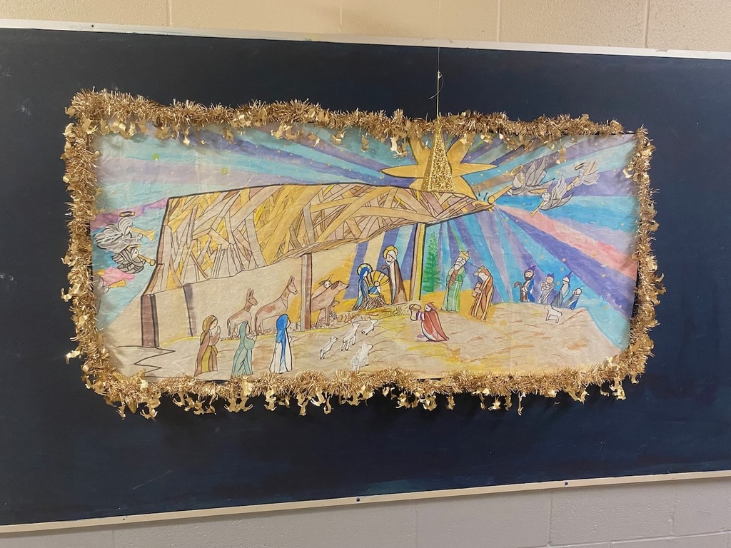 christmas decor at SMS