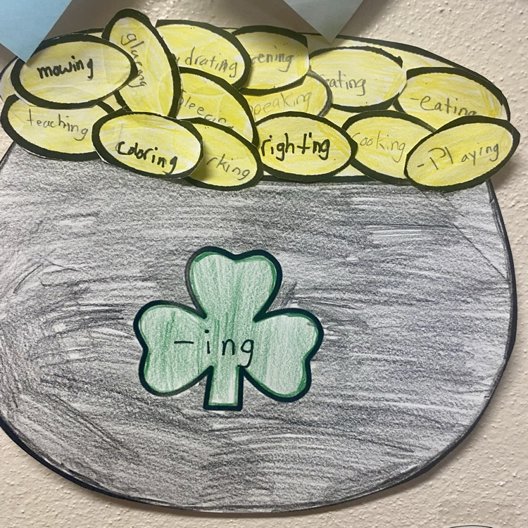 st Patrick’s day work in sms hallways