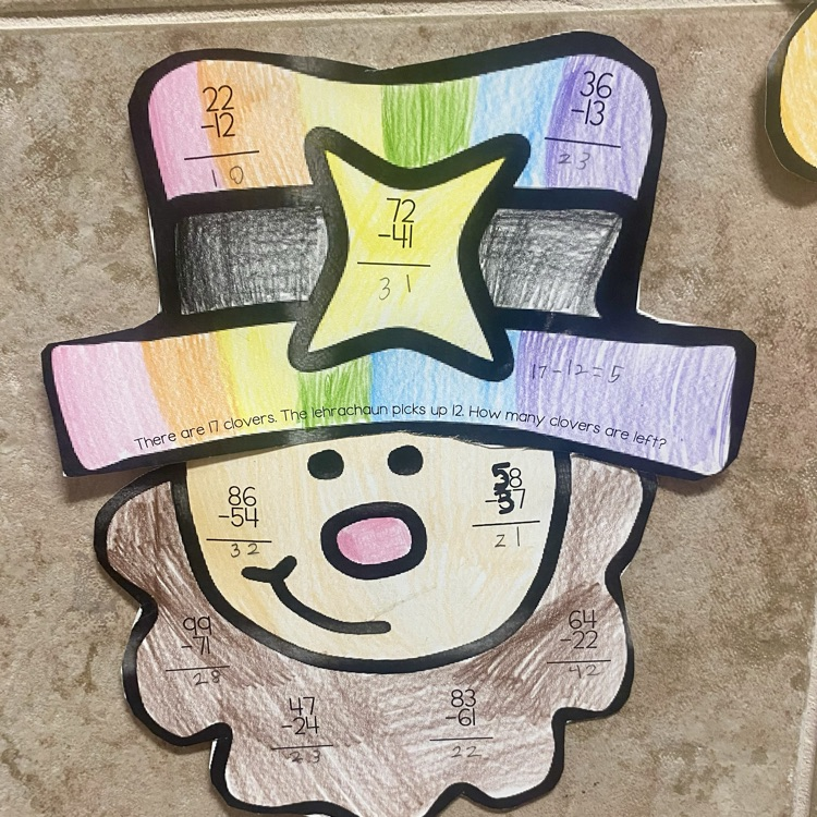 st Patrick’s day work in sms hallways