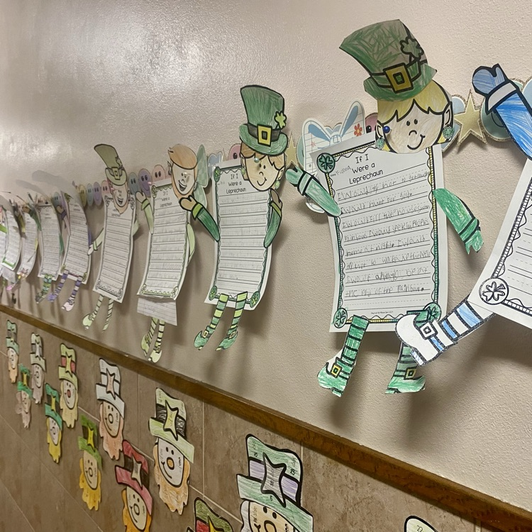 st Patrick’s day work in sms hallways