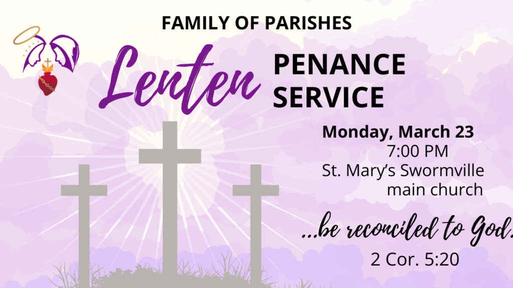 Lenten Penance Service at St. Mary's Swormville