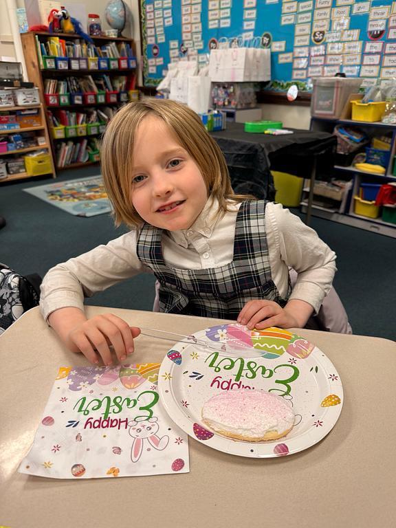 grade 2 Easter party