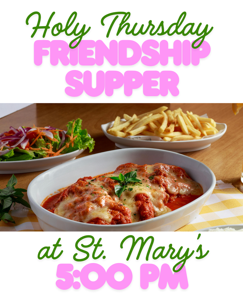 Friendship Supper Dishes to Pass