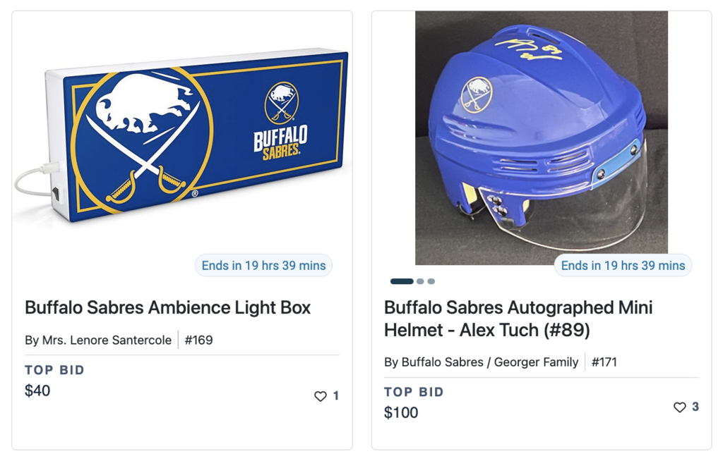 Sabres items