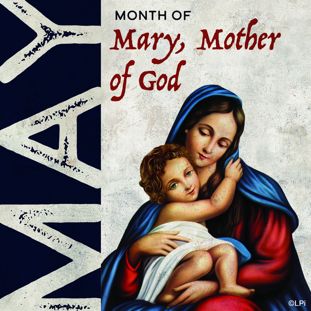 Picture of Mary holding Baby Jesus