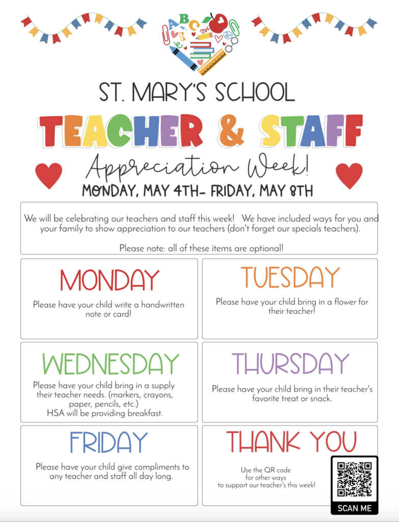 Teacher Appreciation Week Flyer