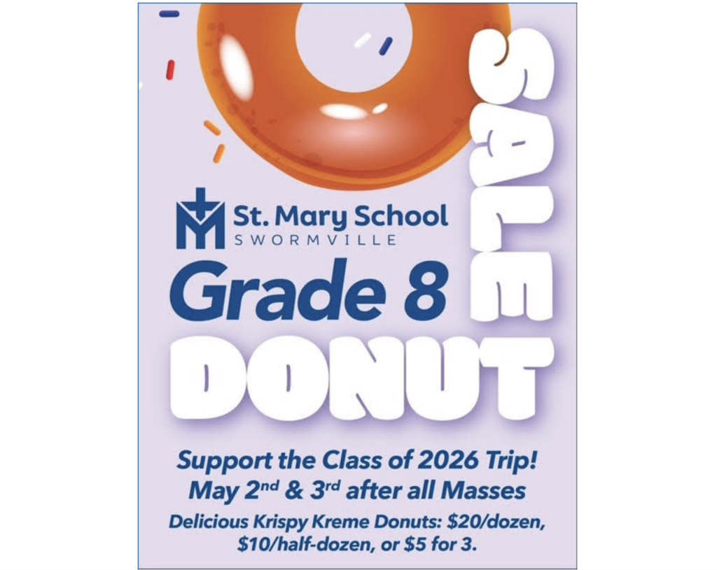 Grade 8 Class Trip Fundraisers