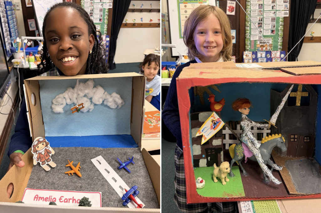 grade 2 dioramas
