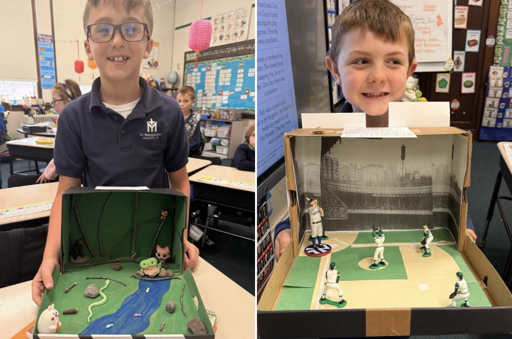 grade 2 dioramas