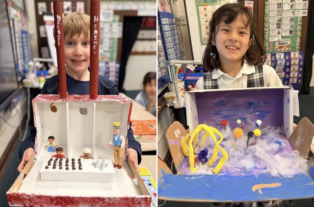 grade 2 dioramas