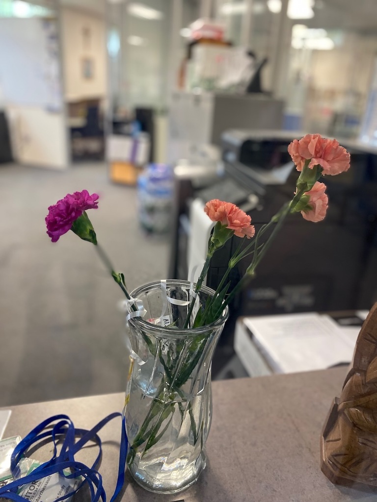 flowers around SMS