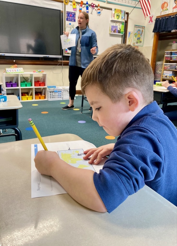 Kindergarten studies oceans