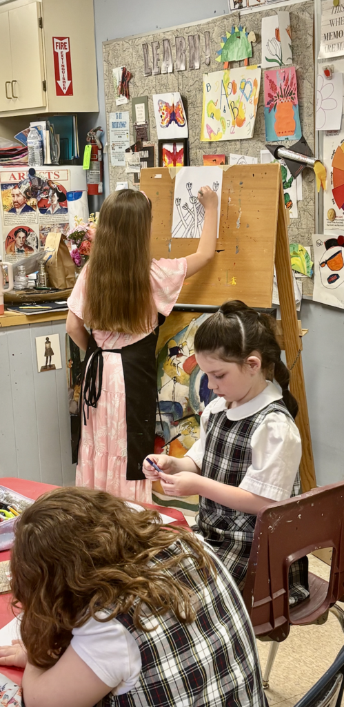 Art teacher for a day