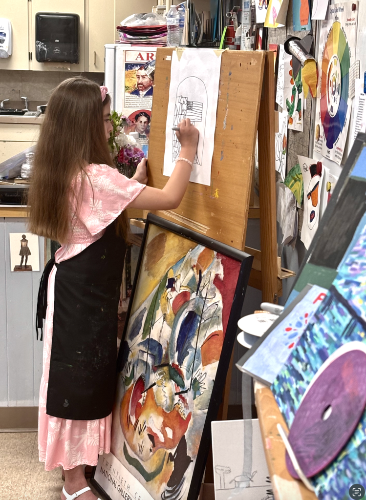 Art teacher for a day