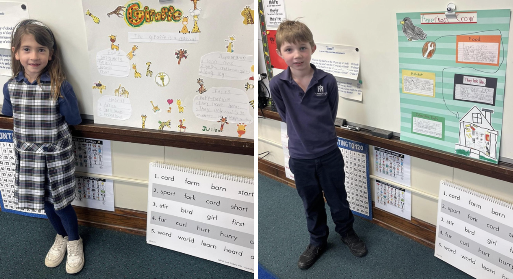 Grade 1 Animal Projects