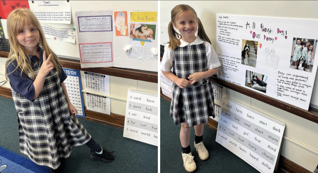 Grade 1 Animal Projects