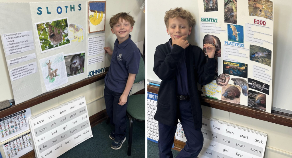 Grade 1 Animal Projects