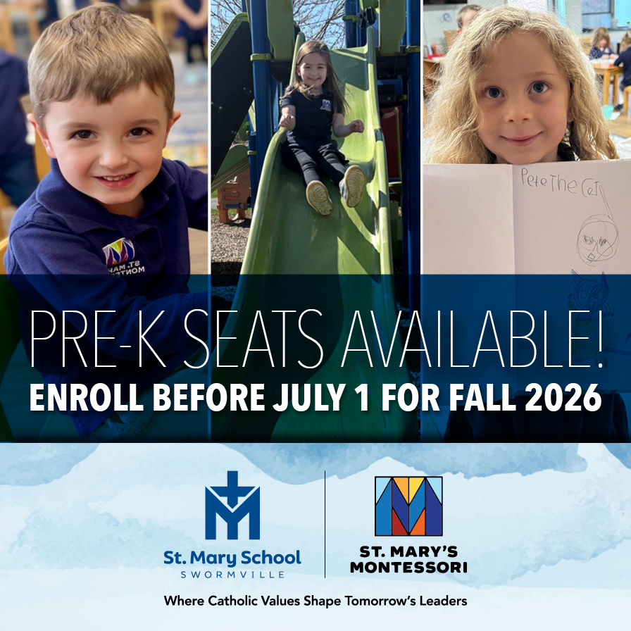 Montessori Pre-K at St. Mary School Swormville