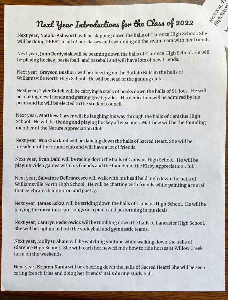 Class of 2022 memorabilia